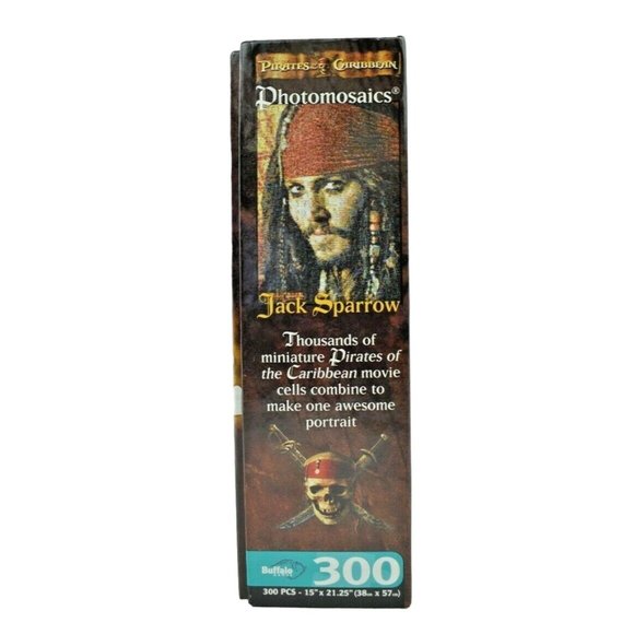Pirates of the Caribbean Jack Sparrow Photomosaic 300 Piece Jigsaw Puzzle - Picture 8 of 9